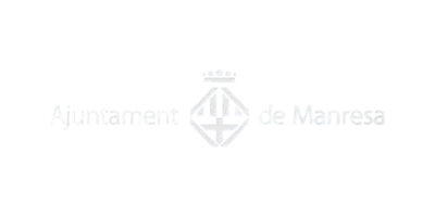 Logo Ajuntament Manresa blanc